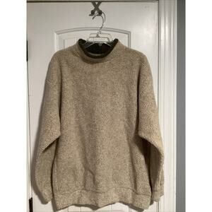 Black Mountain Vintage Cream Fleece Sweater Women's Size‎ L